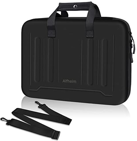 Alfheim 13-14 zoll Hartschale Laptop Tasche Hülle, Wasserdicht Stoßfest Schultertasche Schützende Tragetasche Kompatibel mit 13,3 14,2 MacBook Pro A2442 A2338, 13,3 MacBook Air 2337 M1 A2179
