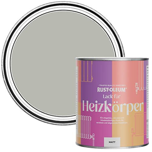 Rust-Oleum Hitzebeständiger Heizkörperlack in mattem Finish -Grauer Baum 750ml