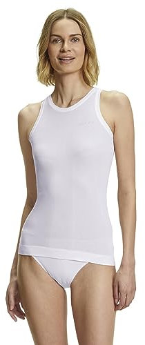 FALKE Damen Baselayer-Shirt Ultralight Cool W S/l Sh Funktionsmaterial schnelltrocknend 1 Stück, Weiß White 2860, S