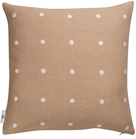 RØROS TWEED - Pastille Kissen - Kissen aus norwegischer Lammwolle - Design von Anderssen & Voll - Kissenmaße: 50 x 50 cm (50 x 50 cm, 106101 - Mushroom)