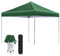LZQ Pavillon Faltbar 3x3m, Faltpavillon Pop-Up, Stabil Gartenpavillon, Faltzelt Sonnenschutz UV-Schutz für Garten Party Hochzeit Festival und Camping, Grün