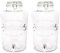 Rink Drink 8.7L Drinks Dispensers with Taps - Pack of 2 - Large Home Kitchen Outdoor Chrome Tap Water Dispensing Jug Indoor Juice Punch Bottle for BBQ, Party, Picnic, Events, Buffets