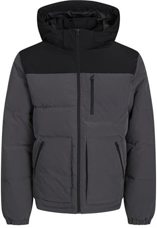 Jack & Jones Herren Steppjacke Plus Size Steppjacke 12263996,Asphalt,3XL