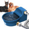 Automatic Dog Water Bowl Dispenser, Patented 2L Pet Water Dispenser, Automatic Dog Water Dispenser Fit 3/4''GHT Faucet, Water Pipe Copper Connector Outdoor Dog Water Bowl for Chicken Livestock Animal