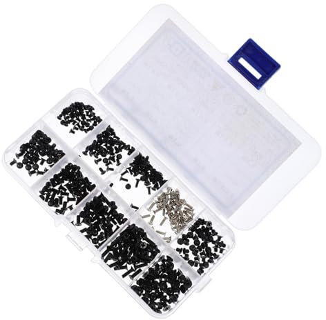 JEWEDECO Computer Accessory Assortment Countersunk Screws Flat Head Tapping Screws