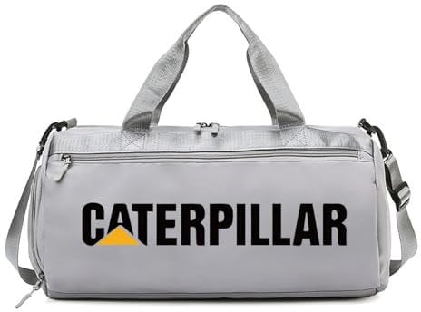 Faltbare Reisetasche Ca.TER-Pillar, Wasserdicht und verschleißfest, Tasche für Sport, Fitness und Reisen, Sporttasche(Grey)