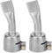 KooingTech 2Pcs Flat Welding Nozzle, 20mm Hot Air Gun Welding Nozzle, Stainless Steel Nozzles Welding Nozzle for PVC Plastic Sheet Soldering Accessories