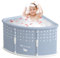 Fächerförmige Tragbare Faltbare Badewanne Erwachsene und Kinder für Dusche Mobile Freistehende Badewannen Ohne Belüftung,90x70x55cm,Badefass nicht Aufblasbar SPA Erwachsenenwanne Badepool (Grün)