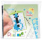 Pixel P23102 - Mosaik Medaillon Musik, Schlüsselanhänger für Kinder zum Selbstgestalten, kinderleichtes Stecksystem, ohne Bügeln und Kleben, Steinchen aus Biokunststoff, Blau