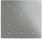 Piastra in alluminio for lamiera di alluminio piatta Spessore 3 mm Piastra di costruzione in alluminio con piano riscaldato Parte for stampante 3D(265x250mm)