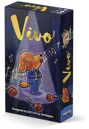 Vivo Card Game - Trick-Taking Tabletop Game with Musical Harmony Mechanics - 2-5 Players, Small Box, Fast-Paced Strategy