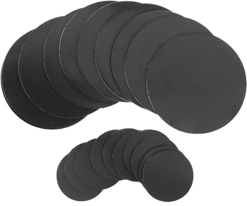 Healvian 20 Stück Selbstklebende Runde Magnetplatten für Make-up-paletten Starke Haftkraft für DIY Lidschatten-aufbewahrung Stabiler Einfache Anwendung für Kosmetikorganisation