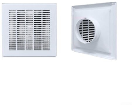Rejilla de aire de retorno, cubierta de conducto de ventilación de 16 x 20 pulgadas, aletas fijas para un flujo de aire eficiente, fácil de instalar, color blanco para uso en techo HVAC (300 mm + 150