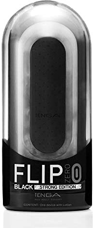 TENGA Flip Zero Wiederverwendbare Luxus-Masturbationshilfe für Männer, Schwarz (Strong)