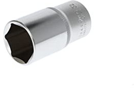 GEDORE red Douille longue, Entraînement 1/2 12,5 mm, 6 pans, Diamètre 32 mm, Outil, R61003214, Acier chromé