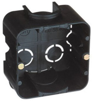 Scatola elettrica universale quadrata da incasso (2 pezzi)