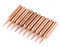TOPINCN 10Pcs 900M-T-I Tipo Punte per Saldatore in Rame puro per saldatrice