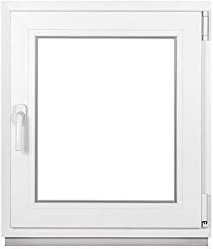 Premium Kunststofffenster Von Komforta - Kellerfenster Weiß Argon Isoglas BxH: 400 x 500 mm Garagenfenster/Gartenhaus Fenster BxH: 40 x 50 cm 3-fach Verglast Din Rechts Funktion Dreh Kipp Fenster