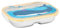CANDL Cuitisan Infant Assiette pour enfant en acier inoxydable avec couvercle et compartiments, passe au micro-ondes et au four, lave-vaisselle, congélateur, assiette (2 compartiments)