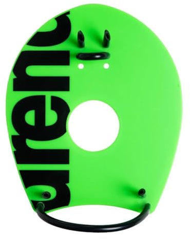 ARENA Accessoires Piscine Elite Hand Paddle 2 Matériel d'entraînement, Adultes Unisexe, Acid Lime/Noir (MMulticolore), m