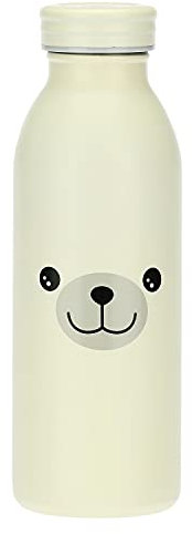 THUN - Bottiglia Termica Paul - Linea Teddy Friends - Persona, Accessori - Acciaio Inossidabile, Guarnizione in Silicone - Ø 6,8 cm; 17 h cm