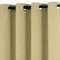 WOLTU Thermovorhang Kälteschutz Vorhänge Blickdicht mit Ösen, 360g/m² Dicke Verdunklungsvorhänge Wärmeisolierend Leinenoptik Thermo Ösengardinen Wohnzimmer Lärmschutz, 135x175 cm Sand (1 Stück)