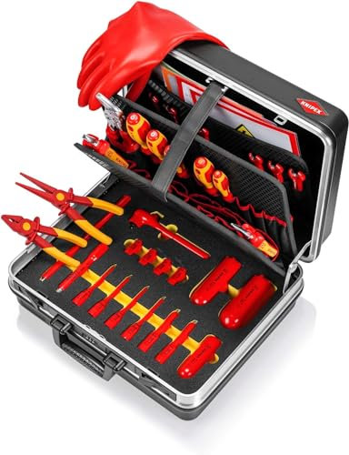KNIPEX Werkzeugkoffer Basic E-Mobilität 34-teilig 410 mm, 00 21 05 EV