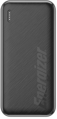 Energizer Black Power Bank 10,000mAh - Triple Fast-Charging Device for USB Charging with 3 Ports - USB-A & USB-C