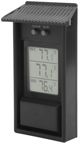 Thermomètre Numérique Extérieur, Jauge de Température pour Jardin et Serre