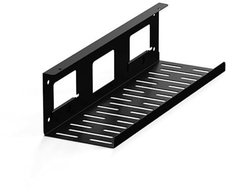 Flexispot Canaleta de cables para escritorio, gestión de cables, cmp051, gestión de cables flexible y ahorra espacio (negro)