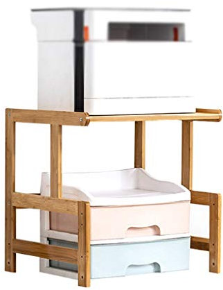 Druckerständer Ware Druckerständer Desktop-Multifunktions-Faxgeräteregal, verwendet für Büro-Wohnzimmer-Scanner-Kopierer-Halterung (beige) Druckerständer