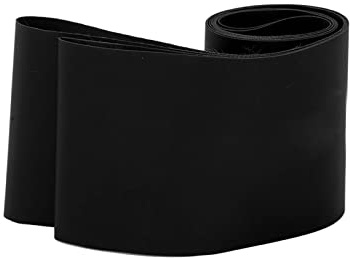 SPYMINNPOO 80 Mm Fahrradfelgenstreifen, Felgenband, Fahrradreifenauskleidung, Innenrohr, PVC, Pannenschutzband für 26-Zoll-Reifen (Black)