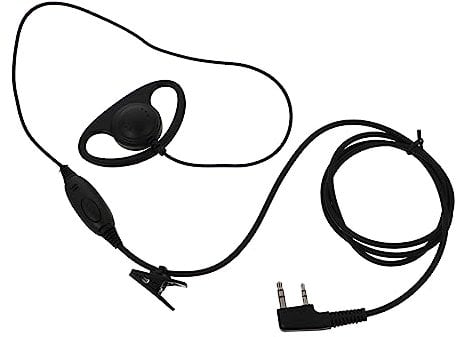 Veemoon 3 STK Walkie-Talkie-Kabel Active Noise Cancelling Headset mit mikrofon Earphones with Microphone Dual-Hole earpiece Radio Earbuds Wireless kopfhörer Universal Zubehör Ohrhaken Pu
