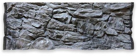 ZooPaul Aquarium Rückwand 3D 150x60cm Terrarium Hintergrund Fels Stein Wurzel Struktur Amazonas NEU