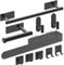 AIKER Toalleros de Baño Sin Taladro,Versión Completa Juego de Toallero de Baño 10PCS Rectángulo,Acero Inoxidable SUS304 Espesada Accesorios Baño,Perforación De Agujeros O Instalación Autoadhesiva