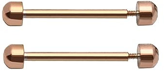 WELLDOER Lot de 2 tiges à vis pour bracelet de montre - Fermoir à épingle à friction - Accessoire de réparation pour montre - 16/18/20/22 mm, 16 mm, 18 mm, 20 mm, 22 mm