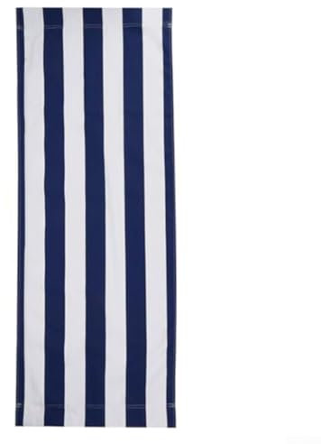 EpheyFIF Faltbarer Strandkorb-Bezug, faltbarer Strandliegen-Tuch, Polyester-Stoff, Weiß und Blau, 120 x 44 cm (1 Stück)