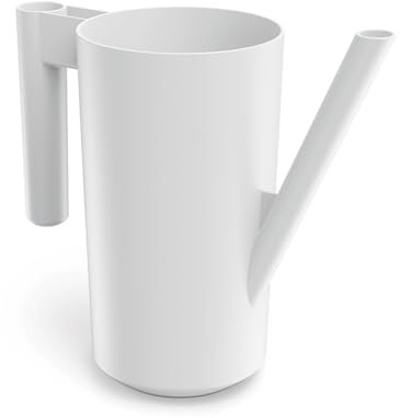 TYMAR Gießkanne zimmerpflanzen, 2 Liter, Kleine Giesskanne (Weiß)