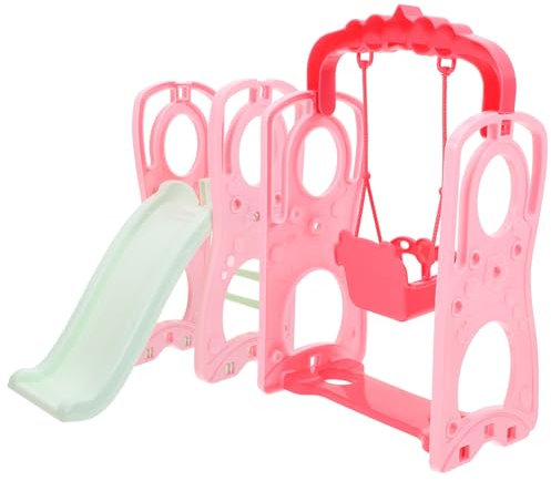 GETAJGHSD 1set Miniature Swing and Slide Toy for Dollhouse Doll Playground Accessory and Safe Dollhouse Decoration for Creative Play and Imaginative Adventures