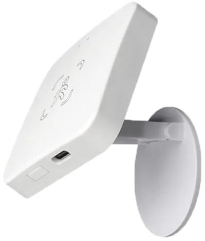 MOLERRI Detector de Presencia Tuya Zigbee con Soporte, Sensor PIR Inteligente de Cuerpo Humano, Radar MmWave, Detección de Sensor de Movimiento por Microondas