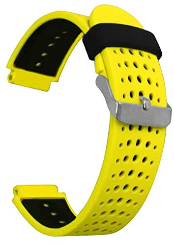 JPXXFM Weiches Silikon-Ersatz-Armbanduhrarmband für Forerunner 220 230 235 630 620 735 S20 S5 S6 Correa
