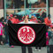 Garten Flaggen Eintracht Frankfurt Logo Langlebig Feiertage Flags Dekoration Balkonflagge Lebendige Farbe Personalisierte Gartenflagge Für Party Extérieur Parade 90X152CM