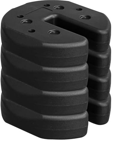 Taylor & Brown Gazebo Canopy Weight Set of 4 with No-Pinch Design - 18.8KG Weights for Gazebo Legs Easy Installation and Removal to Secure Marquees, Tents, Canopies and Umbrellas at Outdoor Events