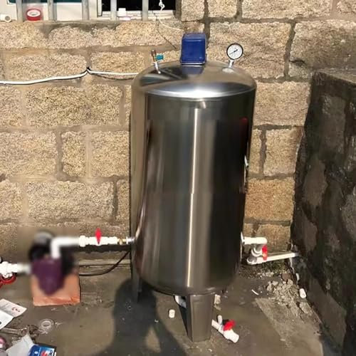 Elitix Whole House Well Water Pressure Booster Pump Preasure Tank, Basement Booster Water Tank for Home Whole House, Industrial Sprinkler Pre-charged System(40x65cm (60L/16 gal))