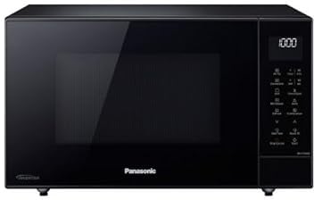 Panasonic NN-CT56RBBPQ 27L Inverter Combi Microwave with Grill, Oven and Air Fry, Black, 1000W