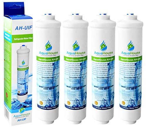 4x AquaHouse UIFH Kompatibel für Haier 0060823485A Kemflo Aicro Wasserfilter für Haier, CDA, Firstline, Frigistar Kühlschränke