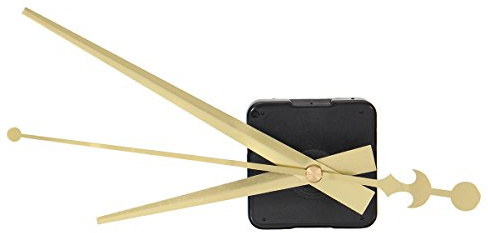 EsportsMJJ Schwarz/Gold Silent DIY Quarz Wanduhr Uhrwerkmechanismus Reparaturwerkzeug Teile Kit-Gold