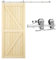 3M (10FT) Acier Inoxydable Rail Porte Coulissante, Quincailleri Kit de Rail Pour Porte en Bois Simple