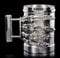 Terminator 2 Fantasy Bier-Krug - Cyberdyne | Bier-Humpen, Deko-Artikel, mit Edelstahl-Einsatz, H 13,5 cm