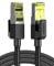 UGREEN CAT 7 Lan Kabel 10000Mbits Netzwerkkabel Ethernet Kabel Gigabit RJ45 POE Internet Kabel kompatibel mit PS5/4, Switch, Router, Modem, Steam Deck, Xbox usw. (3M)